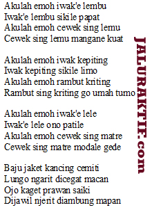 Koleksi Pantun Jenaka Bahasa Jawa Jalur Aktif