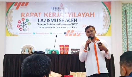Ketua Lazismu Bireuen mengikuti Rapat kerja Wilayah (Rekerwil) se Aceh di Banda Aceh Dalam Rangka Inovasi  Sosial Untuk Pencapaian SDGS