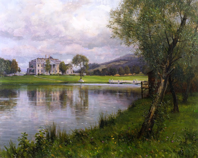 Landscape Painting by American Artist Louis Aston Knight