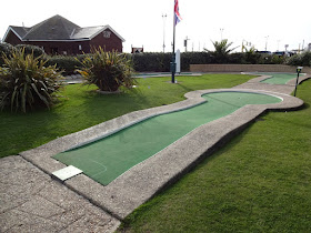 The Crazy Golf course in Hastings, East Sussex