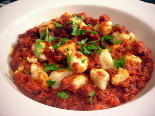 Gnocchi Saus Tomat