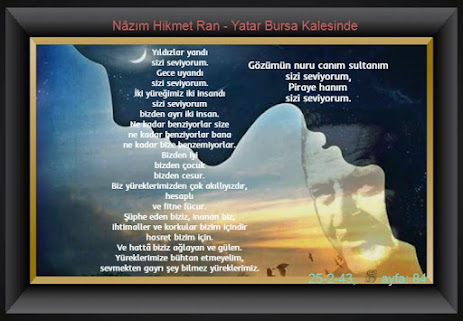 #NâzımHikmetRan #YatarBursaKalesinde