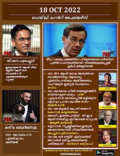 Daily Malayalam Current Affairs 18 Oct 2022