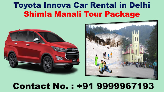 innova car for shimla manali tour