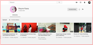 # BELAJAR YOUTUBE UNTUK PEMULA 2 : Contoh Channel Youtube Asuhan Para Blogger