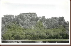 petenwell rock Necedah wis postcard