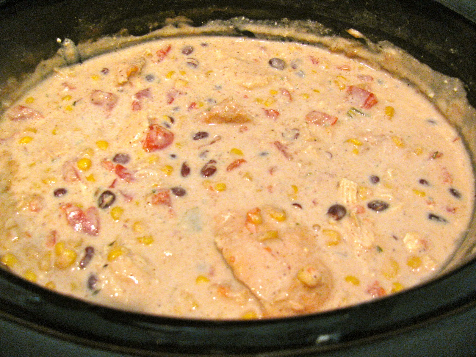 Rita's Recipes: Crock Pot Cream Cheese Chicken Chile