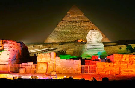 Sound and light show, Pyramids of giza , cairo classic tours