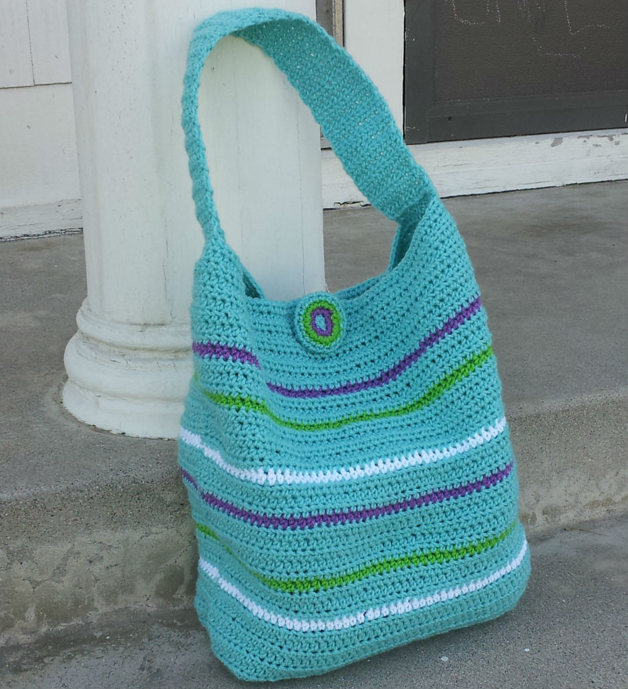 Crochet in Public Bag Pattern - Free Crochet Pattern - Whistle and Ivy
