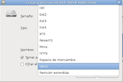 Particiones Linux