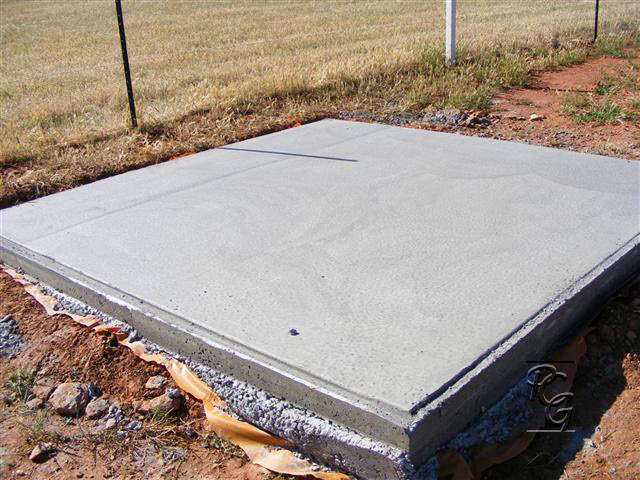 Peterborough Community Garden Concrete Slabs