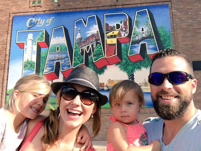 Amy West and family in Tampa 