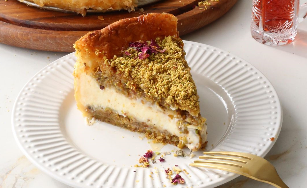 Baklava Pistachio Cheesecake - A BAKERY NEAR ME