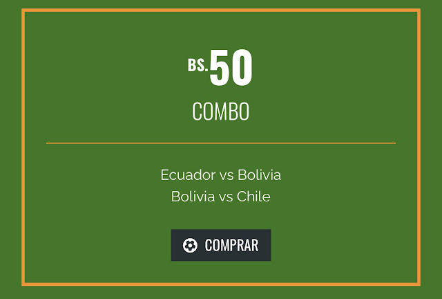 Donde ver el Ecuador vs Bolivia y el Bolivia vs Chile