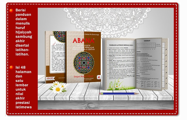 Buku Menulis Khat Arab ABANA [Jilid 4]