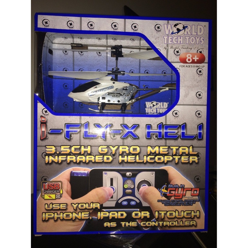 iFly Heli Gyro 3.5CH Electric RTF RC Helicopter (Controlled by iPhone and Android)