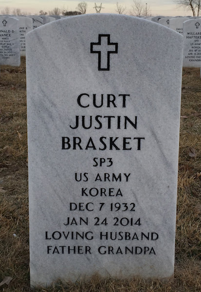 Curt Justin Brasket, Jr., Gravesite Tombstone