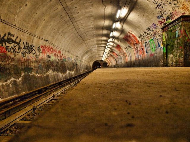 jiemve, métro, métropolitain, HAXO, Porte des Lilas, tunnel, quai, station fantôme, armoire, voie