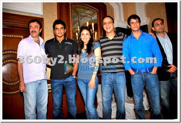 Kareena | Sharman |Madhavan  busy in 3 Idiots game 