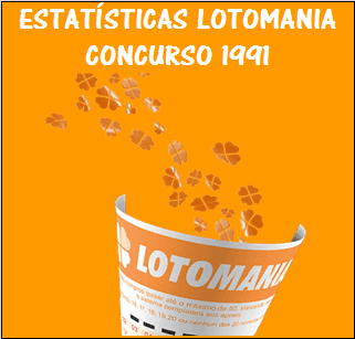 Estatísticas lotomania 1991 análises e comportamento das dezenas