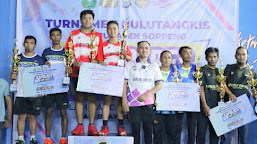 Tournament Bulutangkis Kapolres Cup II Dalam Rangka Menyambut Hari Bhayangkara Berakhir, Ini Juaranya