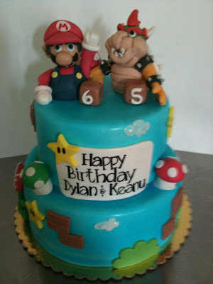 Mario Birthday Cake on Tara S Piece Of Cake  Super Mario Birthday Cake