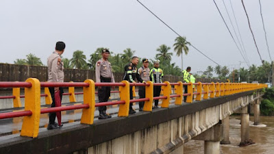 Kapolres Pasaman Barat, Tinjau Batang Saman,