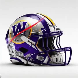 Washington Huskies Star Wars Concept Helmet