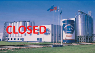bira fabrikasını kapattı