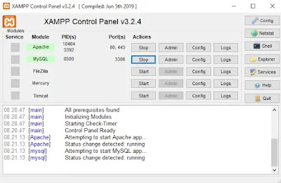 Start Xampp Control Panel