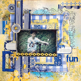 Loving Fun Layout by Irene Tan using BoBunny Genevieve collection