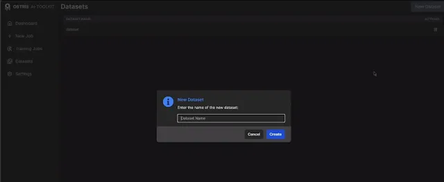 Create dataset folders