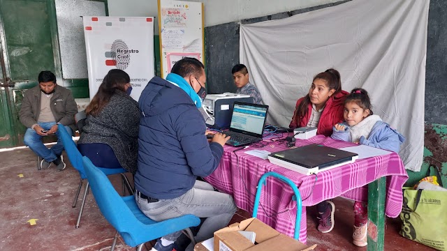 Gran demanda para la realización del DNI en barrio Alto Palpalá 