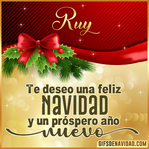 Feliz Navidad Ruy