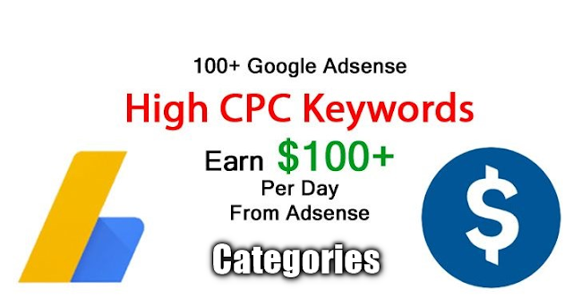 google adsense high cpc keywords categories