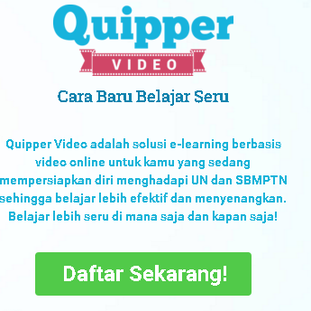 Quipper video cara baru belajar seru