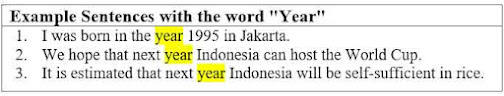 23 Example Sentences with the word "Year" and Its Definition