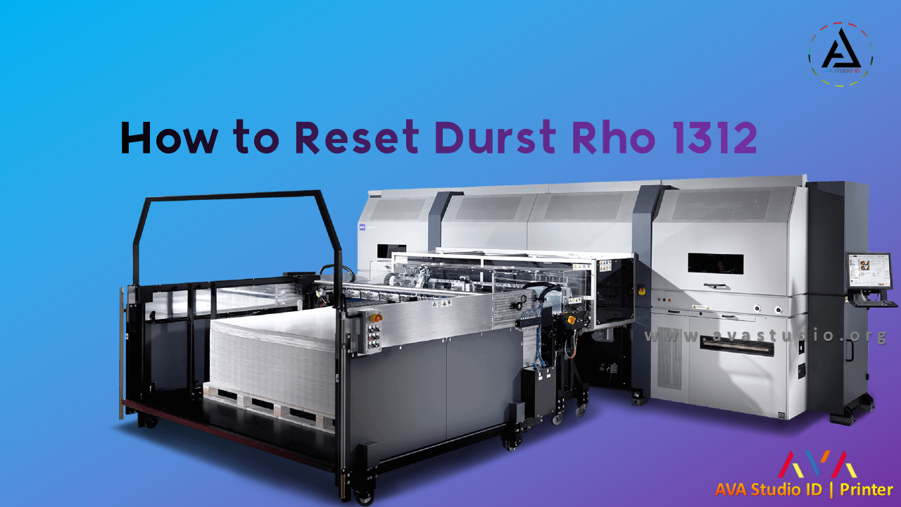 Reset Durst Rho 1312 Printer