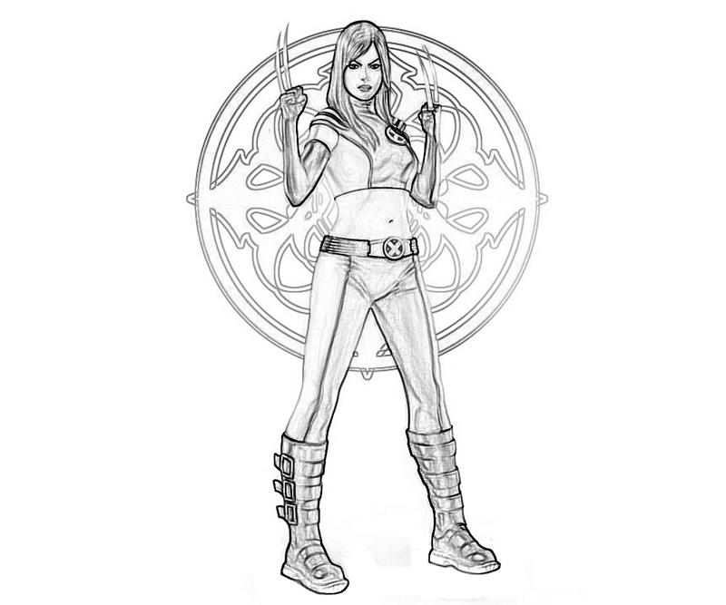 printable-marvel-vs-capcom-x-23-skill_coloring-pages