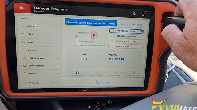 VVDI Key Tool Plus Adds 2017 Toyota Highlander XM38 Key 3