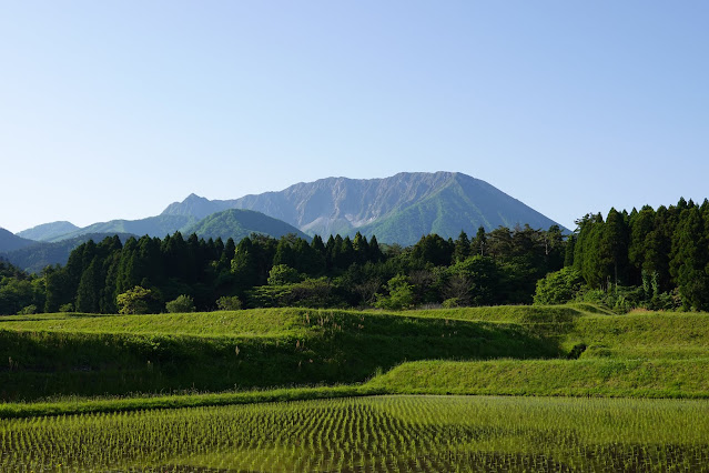 鳥取県道314号赤松大山線　種原付近からの眺望