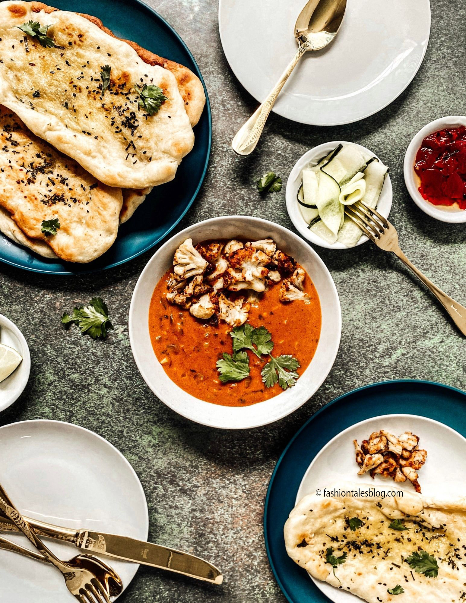 Curry flat lay image