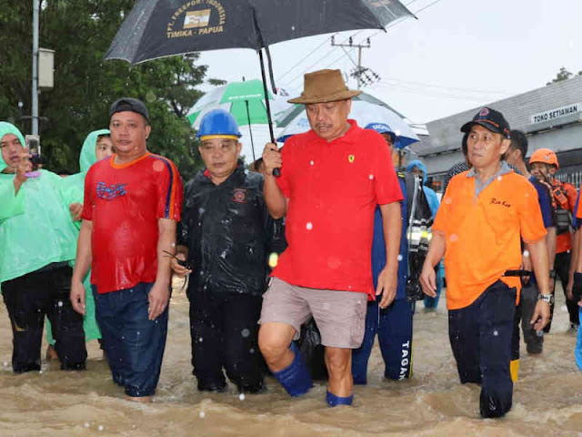 Olly Dondokambey Cepat Tanggap Tangani Banjir di Sulawesi Utara