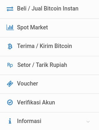 Silahkan Login ke situs VIP Bitcoin, maka ketika anda melihat menu di sebelah kiri anda akan menemukan gambar seperti dibawah ini.