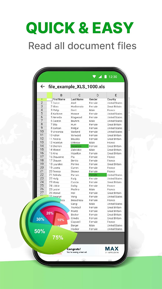 Trình đọc XLSX: Xem file Excel chuyên nghiệp, dễ dàng a1