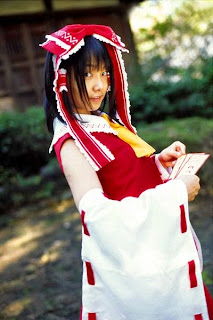 Matsunaga Ayaka Cosplay as Hakurei Reimu from Touhou Project