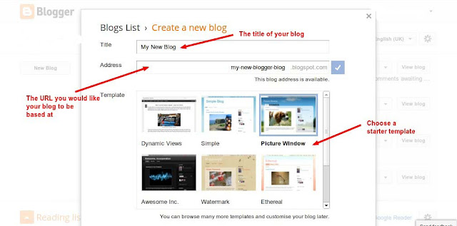 Create your blog