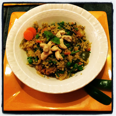 Vegan Quinoa with Fresh Vegetables and Herbs
