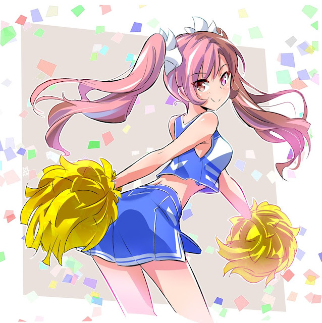 Anime girls Cheerleading