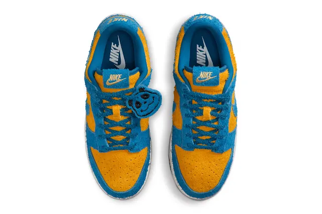 Nike Dunk Low Panda Goes Bold With “Blue and Gold” Colorway